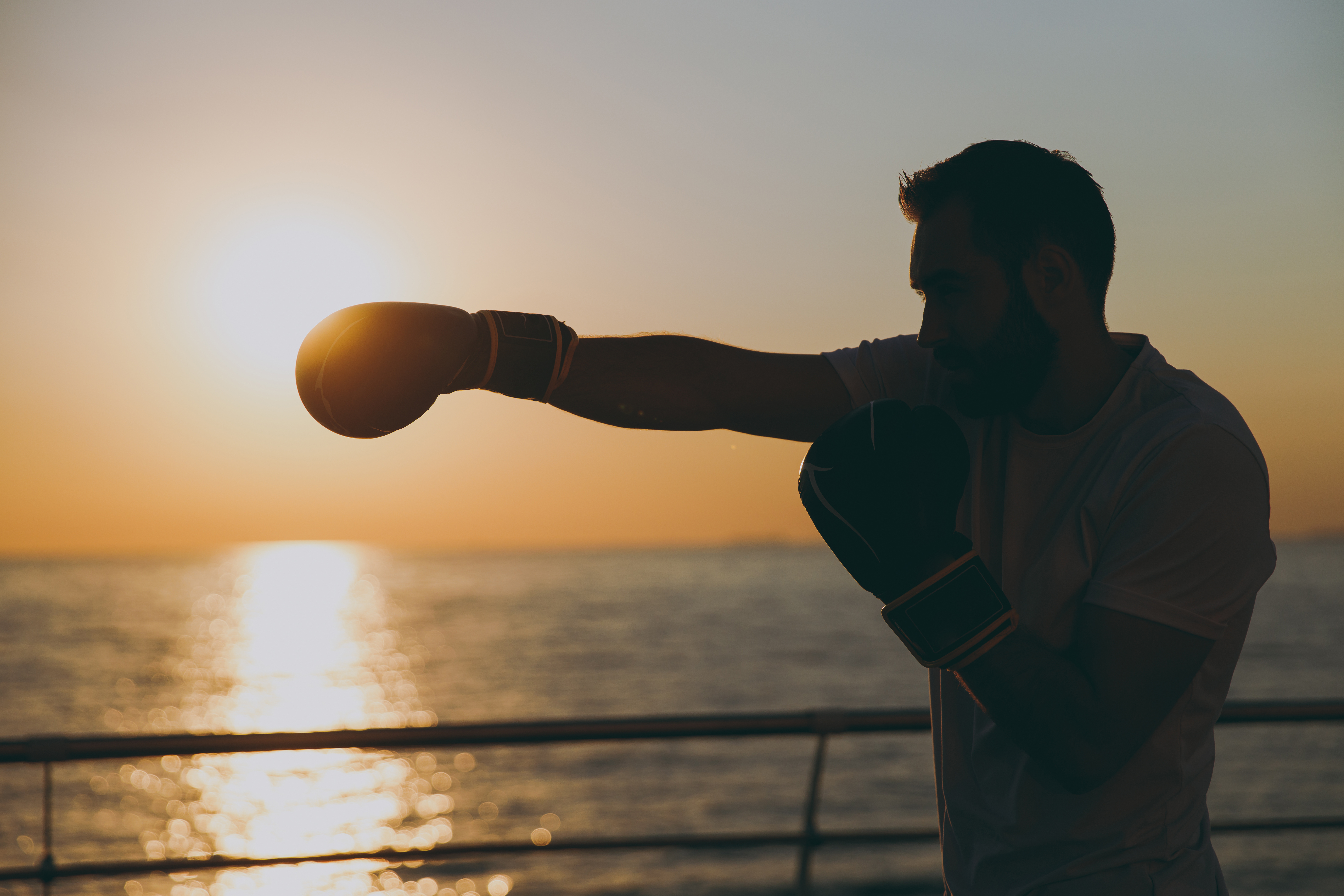 Muay Thai on the beach